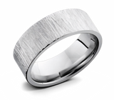 Tree Bark Ring 8mm - Subtle Design 