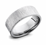 Tree Bark Ring 8mm - Subtle Design 