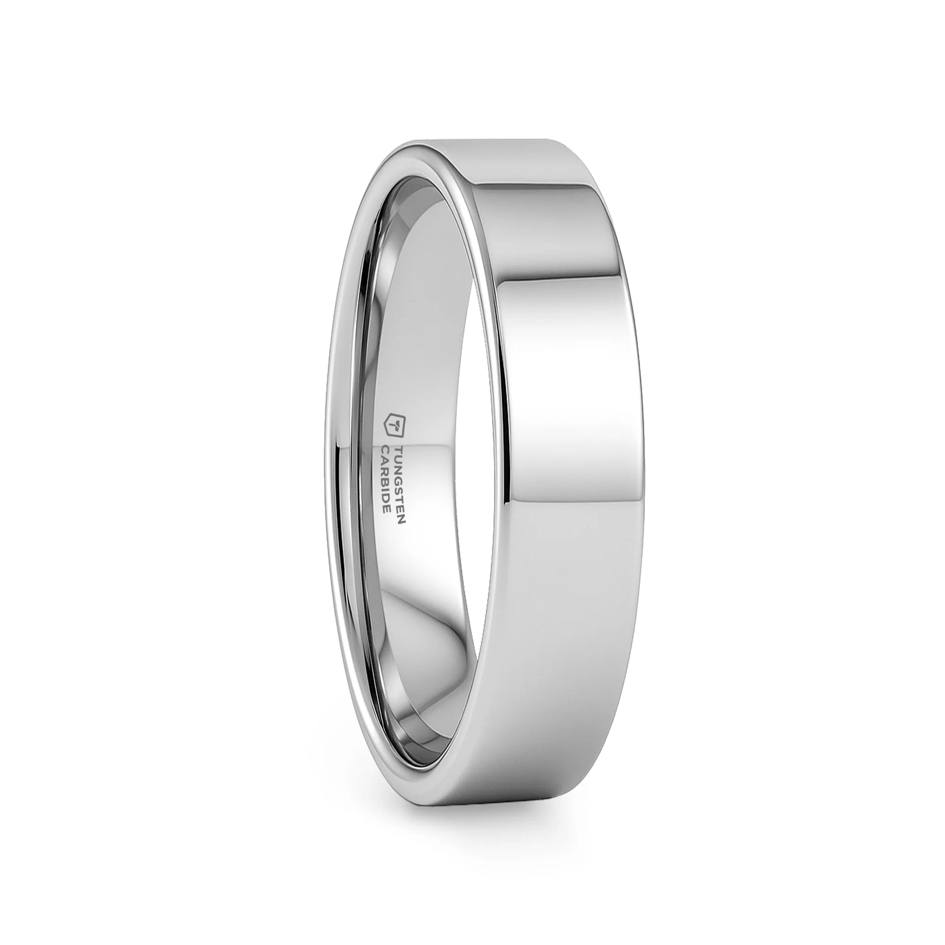Flat Tungsten Band - 4mm to 12mm 