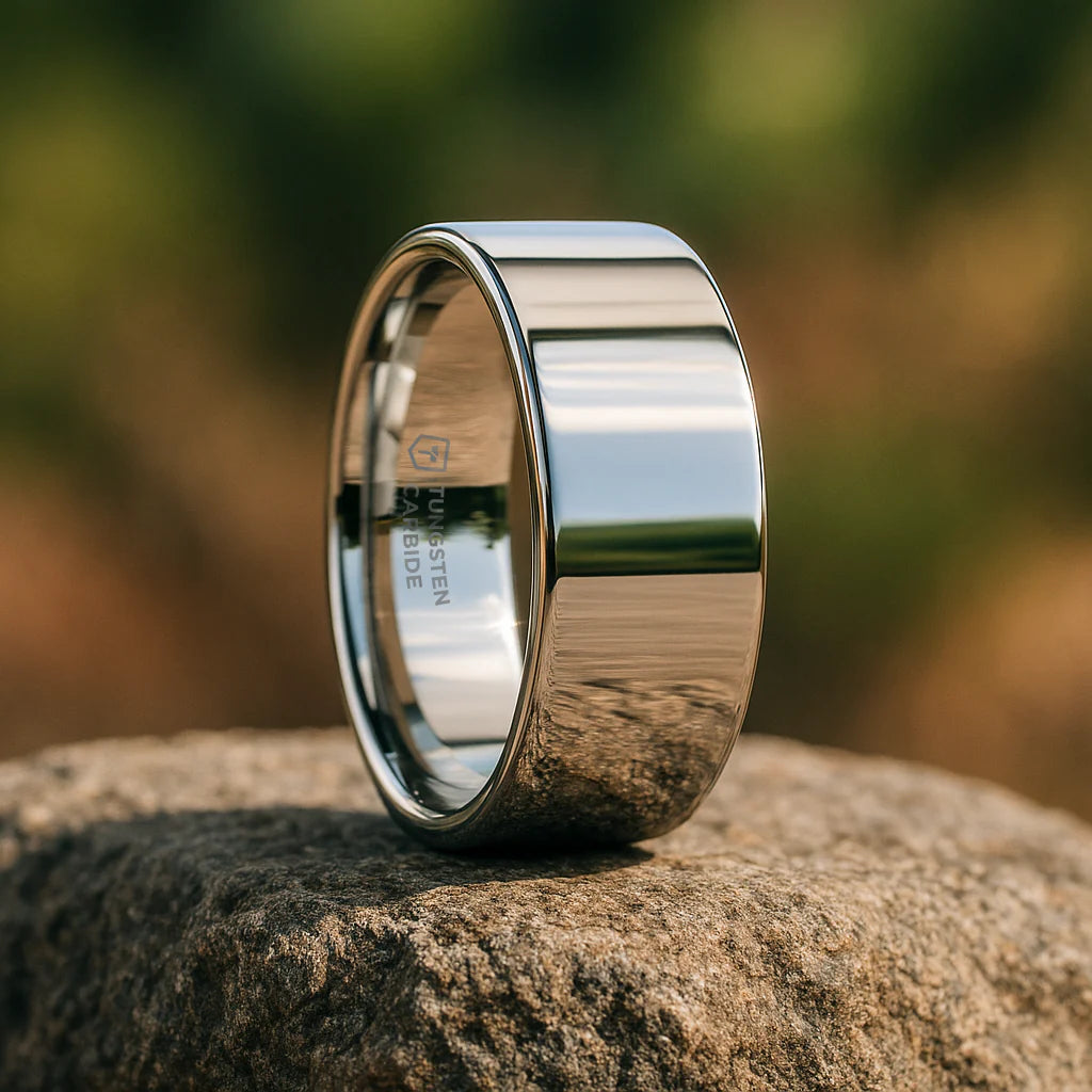 Flat Tungsten Band - 4mm to 12mm 