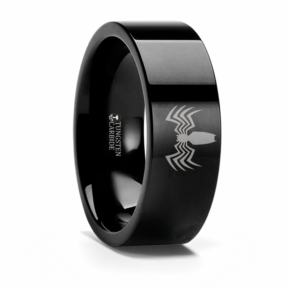Venom Ring in Black Tungsten 