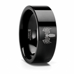 Venom Ring in Black Tungsten 