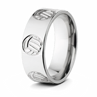 Volleyball Ring - Titanium 8mm - Camo Ever After