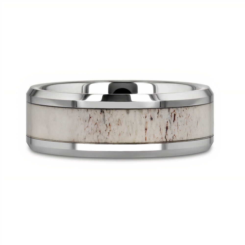 white antler ring side shot