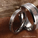 Antler Ring for Her Titanium 3mm 
