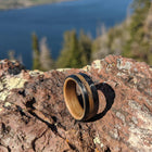 Whiskey Barrel Band with Carbon Fiber 