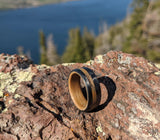 Whiskey Barrel Band with Carbon Fiber 