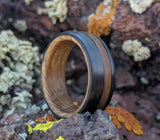 Whiskey Barrel Band with Carbon Fiber 
