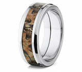 Realtree Xtra Green Camo Ring - 8mm Tapered 