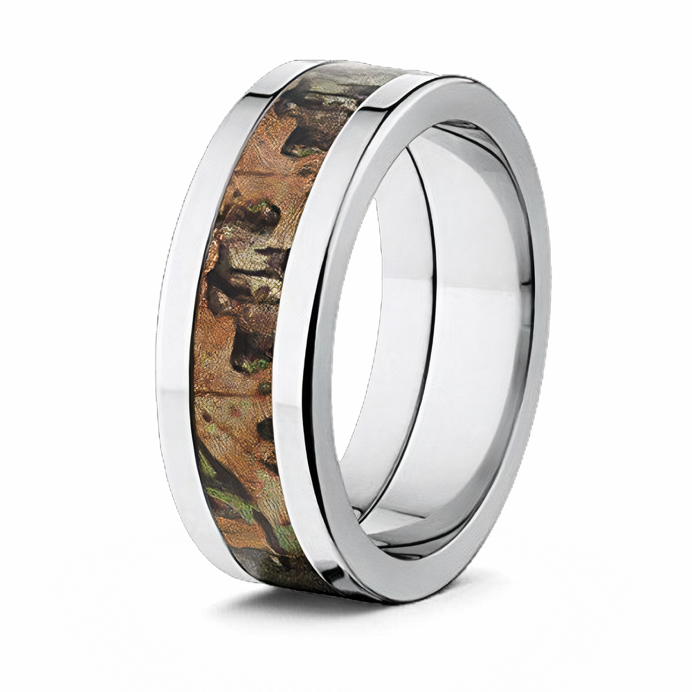 Official Realtree Xtra Green Camo Ring - Titanium 8mm 