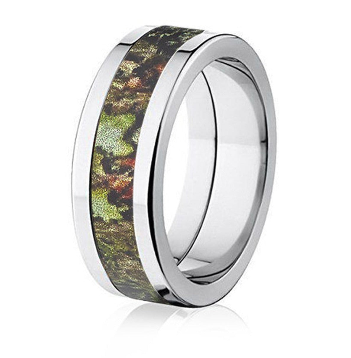 Mossy Oak Obsession Camo Wedding Band - Choose Width - Camo Ever After