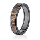 Mossy Oak Bottomland Black Camo Ring - Pick Width 