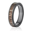 Mossy Oak Bottomland Black Camo Ring - Pick Width - Camo Ever After