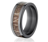 Mossy Oak Bottomland Black Camo Ring - Pick Width 