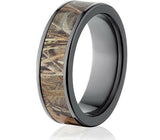 Realtree Max 4 Black Camo Ring - Pick Width 