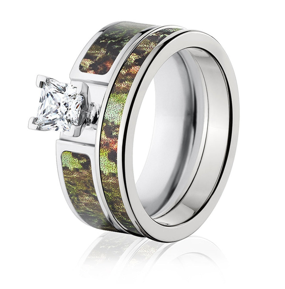 Mossy Oak Obsession Camo Ring Set for Her - Camo Ever After