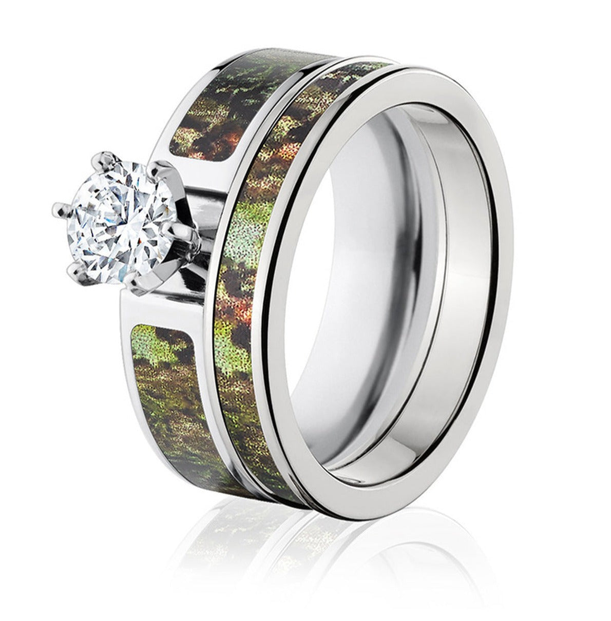 Mossy Oak Obsession Camo Ring Set for Her Camo Ever After