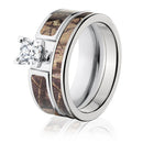 Realtree AP Camo Bridal Ring Set for Her - Camo Ever After