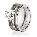Mossy Oak Breakup Infinity Camo Ring Set for Her - Camo Ever After