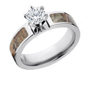 Realtree Max 4 Camo Engagement Ring - 1CT 6mm - Camo Ever After