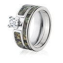 Realtree Timber Camo Ring Bridal Set for Her - Camo Ever After