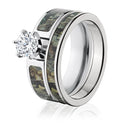 Realtree Timber Camo Ring Bridal Set for Her - Camo Ever After