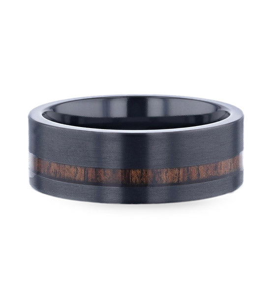 Wood Inlay Ring with Koa