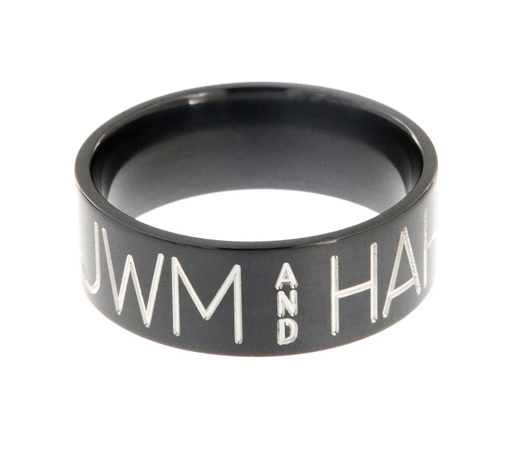 Black Two-Toned Duck Band - 8mm - Camo Ever After