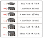 Black Ring with Barbed Wire Pattern - 7mm 