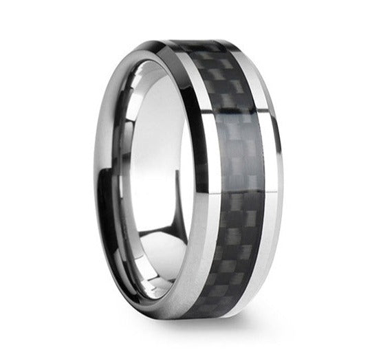 Carbon Fiber Ring Tungsten