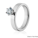 Cobalt Engagement Ring 1/2 Ct - 4mm 