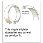Forest Tree Line Women's Ring - Cobalt 5mm 