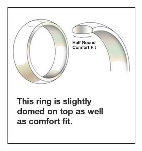 Forest Tree Line Women's Ring - Cobalt 5mm