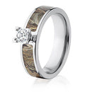 Realtree Max 4 Camo Engagement Ring - 1/2CT 6mm - Camo Ever After