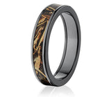 Realtree Max 5 Black Camo Ring - Pick Width 