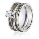 Mossy Oak Breakup Infinity Camo Ring Set for Her - Camo Ever After