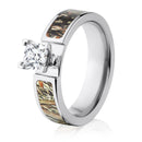 Mossy Oak Duck Blind Engagement Ring - Pick Stone 