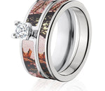 Mossy Oak Pink Breakup Camo Ring Set 