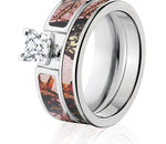 Mossy Oak Pink Breakup Camo Ring Set 
