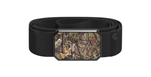 Camo Belt - Mossy Oak Buckle/Black Band 