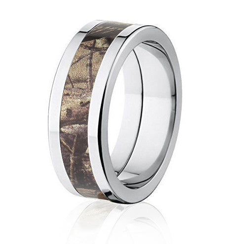 Realtree AP Camo Ring - Titanium 8mm - Camo Ever After