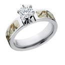 Realtree AP Snow Camo Engagement Ring 1CT - 6mm 