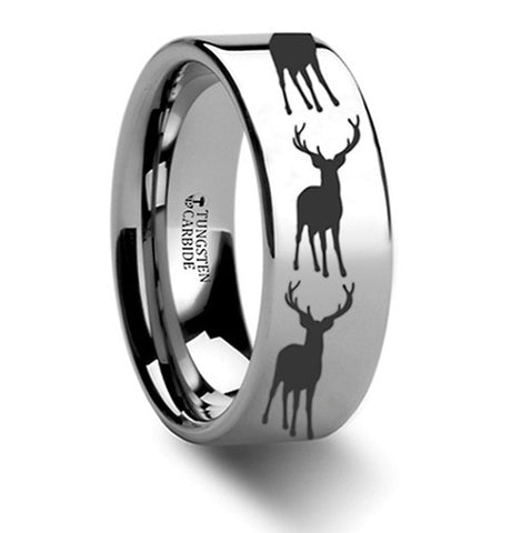 Stag Fawn Elk Symbol Ring