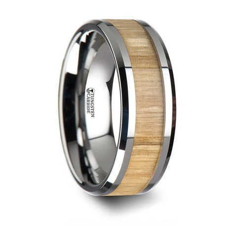Ash Wood Inlay Ring