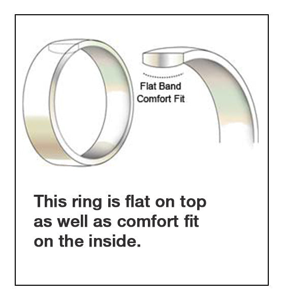 Tree Bark Ring - 8mm Cobalt Chrome 