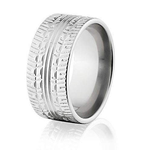 Tire Tread Ring Titanium