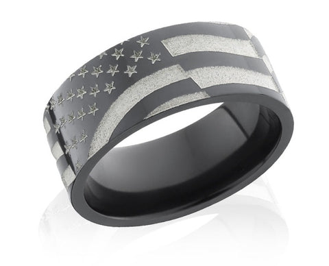 american flag wedding ring