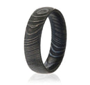 Black Damascus Steel Ring