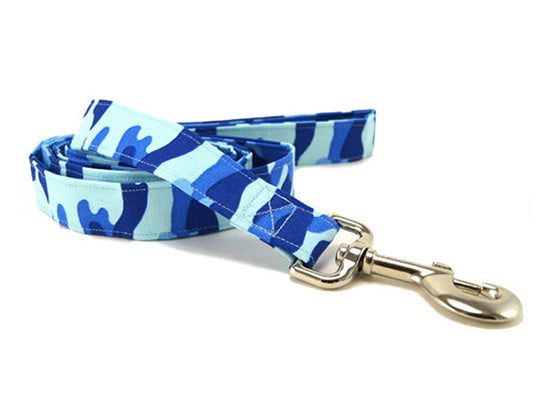Blue Camo Dog Leash 