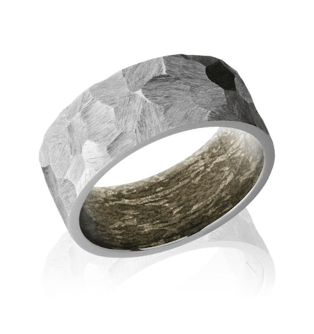 Rock Finish Wedding Ring with Bottomland Camo Sleeve